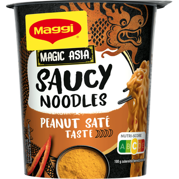 Maggi Magic Asia Saucy Noodles Peanut Saté Taste 75 g 
