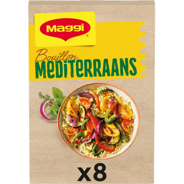 Maggi Bouillon Mediterraans met Basilicum & Olijfolie 8 Stuks 80 g 