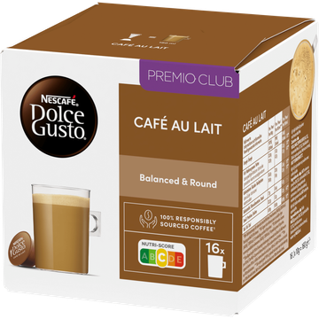 NESCAFÉ Dolce Gusto, Café au Lait, 16 capsules, 160 gr
