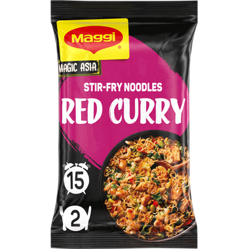 Maggi Magic Asia Stir-Fry Noodles Red Curry 185 g