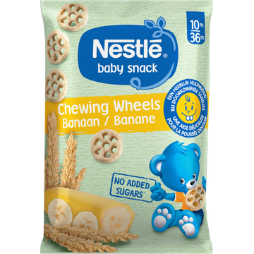 Nestlé Baby Snack Chewing Wheels Banaan 10m/36m 28 g