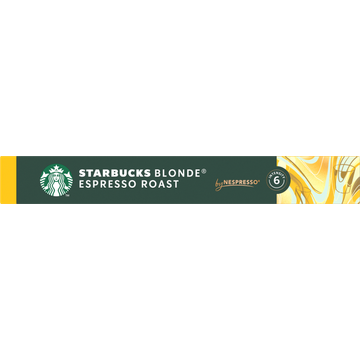 Starbucks® by Nespresso® Blonde Espresso Roast 10 Koffiecups