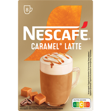 Nescafé Karamelsmaak Latte 8 x 17 g