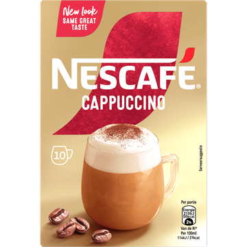 Nescafé Cappuccino Koffiedrank 10 x 12,5 g