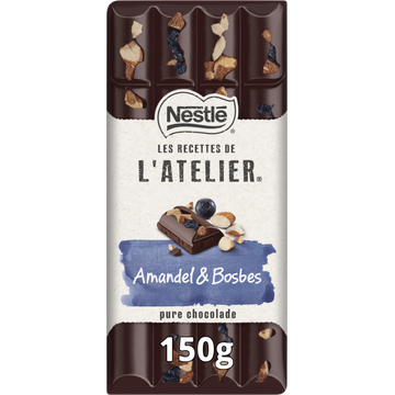 NESTLÉ L'ATELIER Pure chocoladereep amandel & bosbes