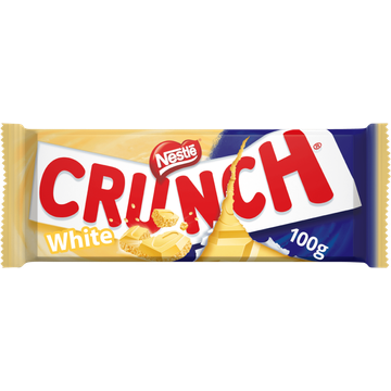CRUNCH Witte chocolade reep