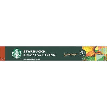 Starbucks by Nespresso Breakfast Blend 10 Stuks 56 g