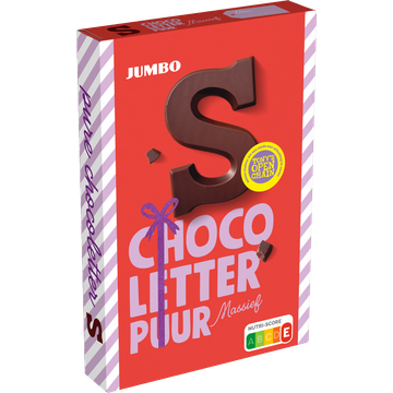 Jumbo Chocoletter S Puur Massief 135 g