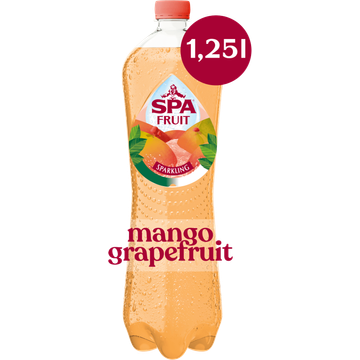 Spa FRUIT Bruisende Fruitige Frisdrank Mango Grapefruit 1,25L