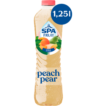 SPA FRUIT Niet-Bruisende Fruitige Frisdrank Peach Pear 1,25 L