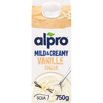 Alpro Mild & Creamy Vanille Plantaardige Variatie Op Yoghurt 750g
