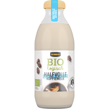Jumbo Biologisch Halfvolle Koffiemelk 186 ml