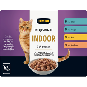 Jumbo Brokjes in Gelei Indoor 12 x 100 g