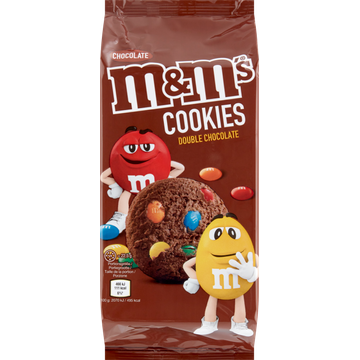 M&M's Cookies Double Chocolate 8 Stuks 180 g