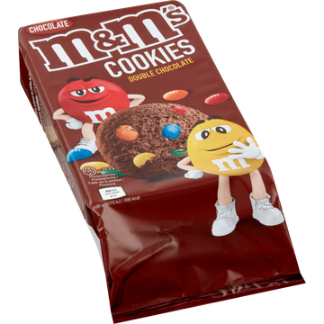 M&M's Cookies Double Chocolate 8 Stuks 180 g