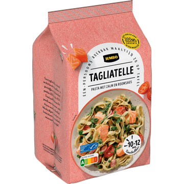 Jumbo Tagliatelle Pasta met Zalm en Roomsaus 475 g