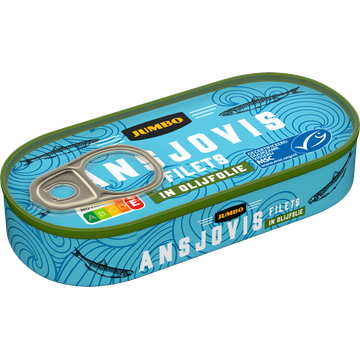 Jumbo Ansjovis Filets in Olijfolie 46 g