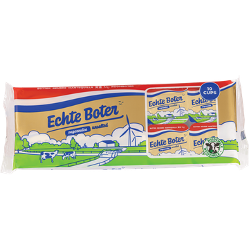 Echte Boter Ongezouten Roomboter 10 x 10g