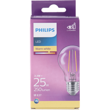 Philips Led Filament Bulb 25W E27 box