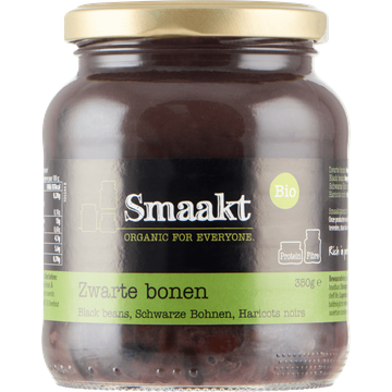 Smaakt Bio Zwarte Bonen 350 g 