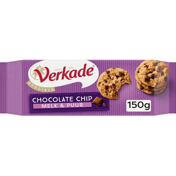 Verkade Specials Chocolate Chip Melk & Puur 150 g 