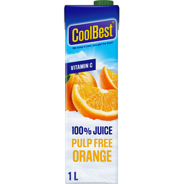 CoolBest Pulp Free Orange 1 L