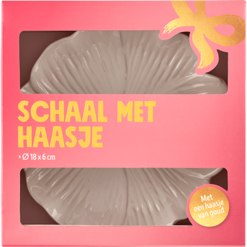 Schaal met Haasje Ø18 cm