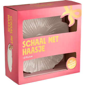 Schaal met Haasje Ø18 cm