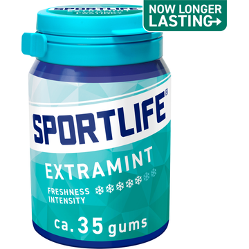 Sportlife Extramint Suikervrije kauwgom 52 g