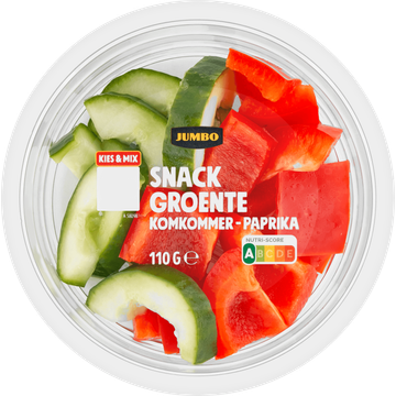 Jumbo Snackgroente Komkommer - Paprika 110 g