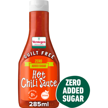Verstegen Guilt Free Hot Chili Sauce 285 ml