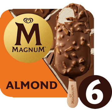 Magnum IJs Almond 6 stuks 6 x 100ml