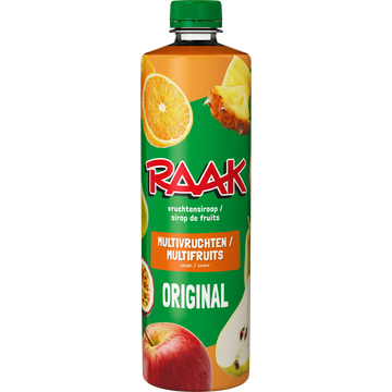 RAAK Vruchtensiroop Multivruchten 0,75 L