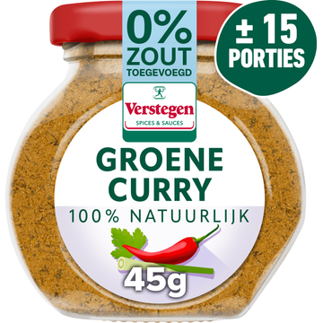 Verstegen Kruiden Mix Groene Curry 45 g