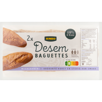 Jumbo Desem Baguettes 2 Stuks