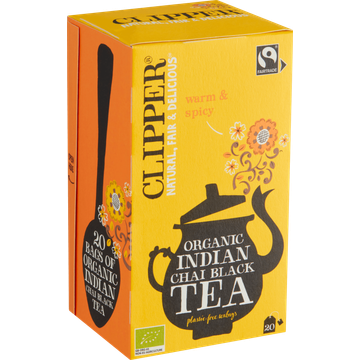 Clipper Indian Chai Organic Black Tea 20 stuks 50 g