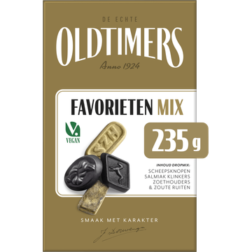 Oldtimers Favorieten Mix Volzoet & Mildzout 235 g