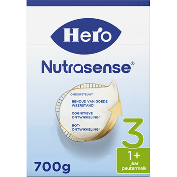 Hero Nutrasense Peutermelk 3 Vanaf 1 Jaar 700 g