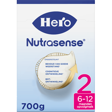 Hero Nutrasense Opvolgmelk 2  6-12 Maanden 700 g