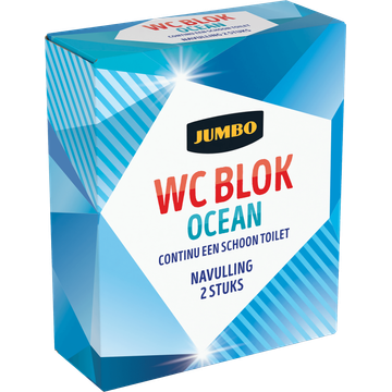Jumbo WC Blok Ocean Navulling 2 Stuks
