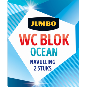 Jumbo WC Blok Ocean Navulling 2 Stuks