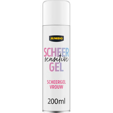 Jumbo Scheergel Vrouw Sensitive 200 ml