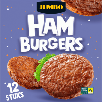 Jumbo Hamburgers 12 Stuks