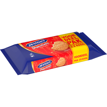 McVitie's Digestives Original koekjes Voordeelpak 2x400 g