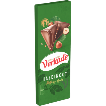 Verkade Hazelnoot Melkchocolade reep