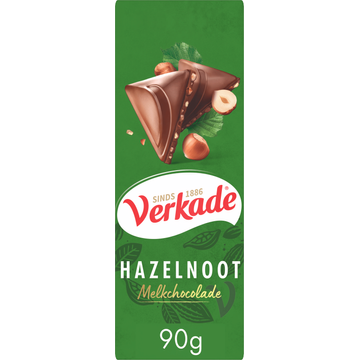 Verkade Hazelnoot Melkchocolade reep