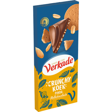 Verkade Crunchy Koek Pinda Melkchocoladereep