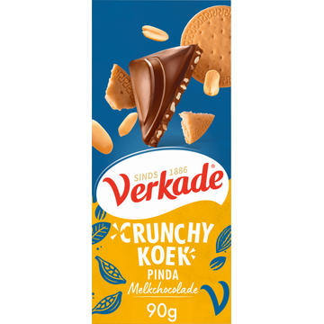 Verkade Crunchy Koek Pinda Melkchocoladereep