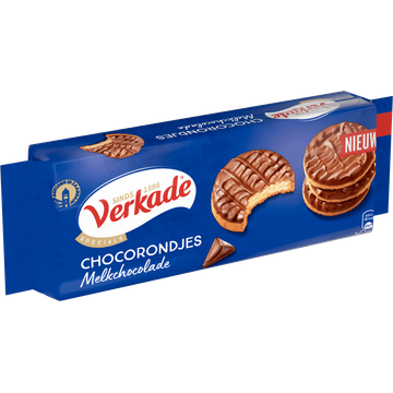 Verkade Chocorondjes Melkchocolade koekjes