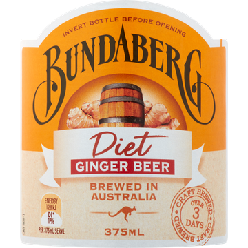 Bundaberg Diet Ginger Beer 375 ml